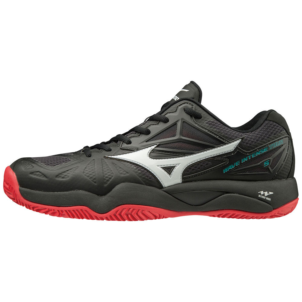 Scarpe Tennis Mizuno WAVE INTENSE TOUR 5 CC Uomo - Nere/Bianche/Rosa - 97453-DMTE